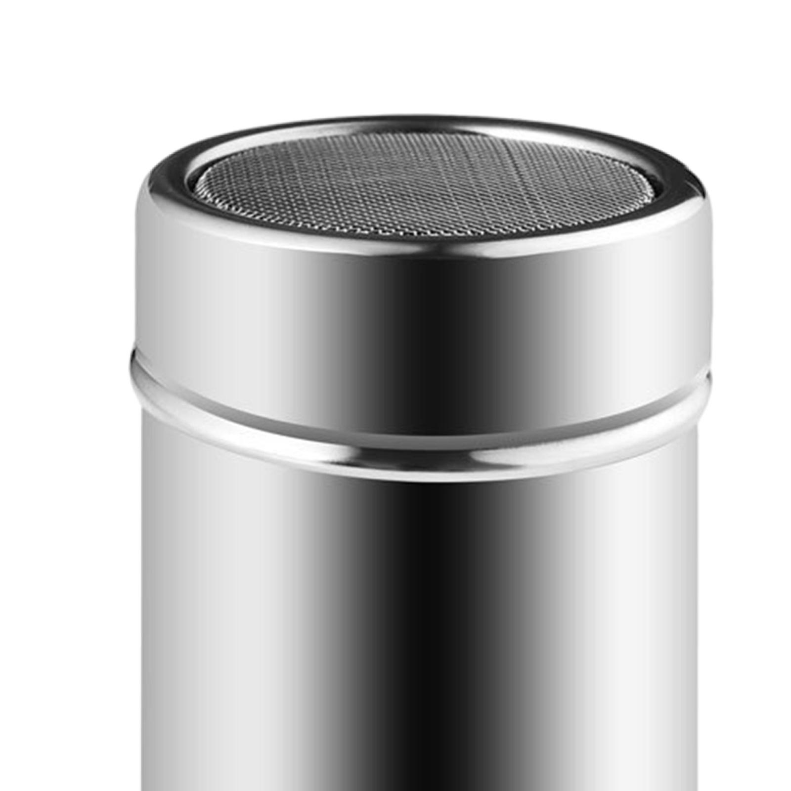 Powder Sugar Shaker Fine Mesh Salt Pepper Shaker Powdered Sifter Dredger Flour Duster for Oatmeal Cocoa Kitchen Restaurant Flour