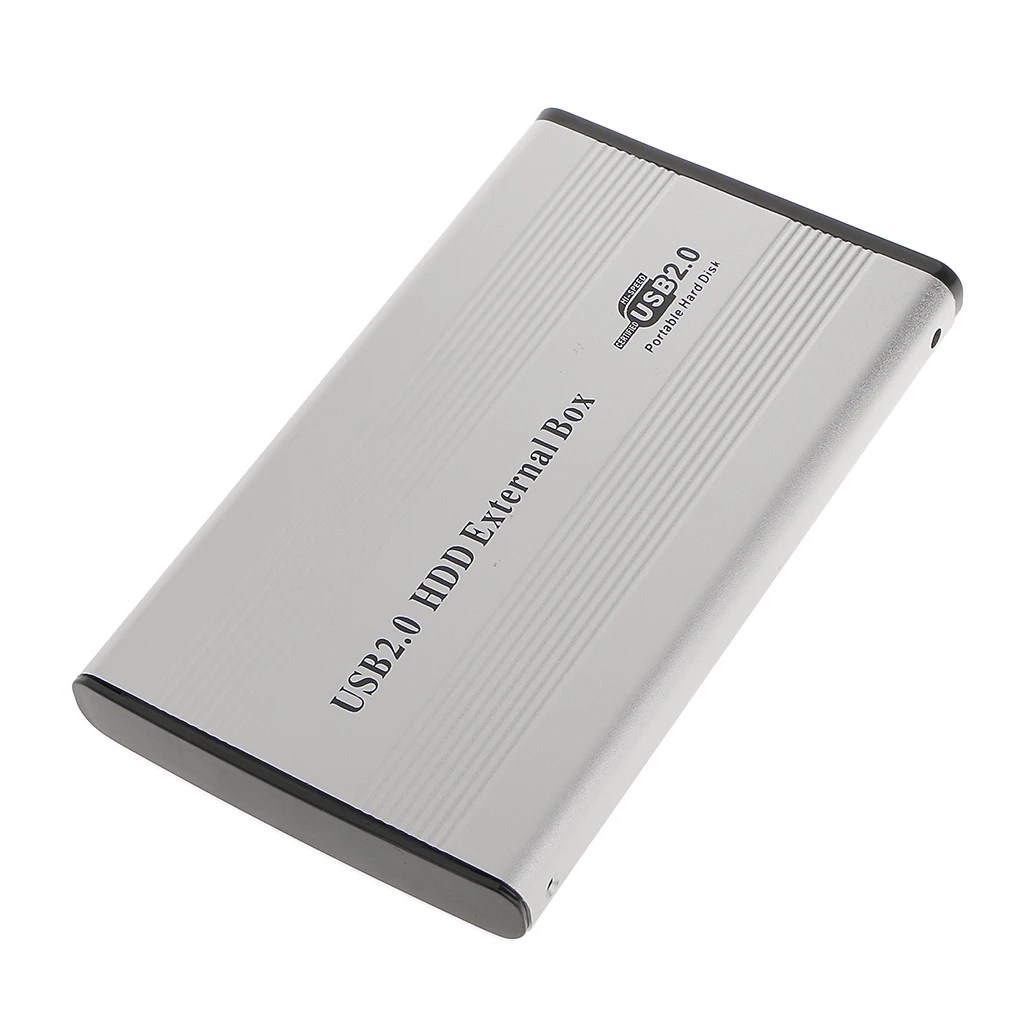 2x USB2.0 HDD Hard Drive External Enclosure 2.5