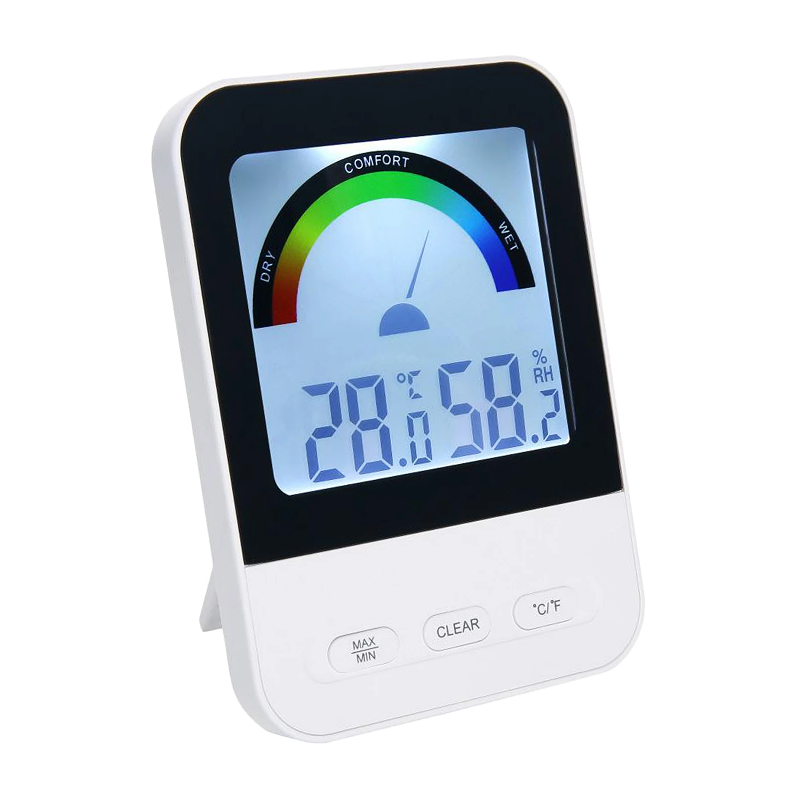 Mini LCD Indoor Thermometer Hygrometer Home Temperature Humidity Monitor