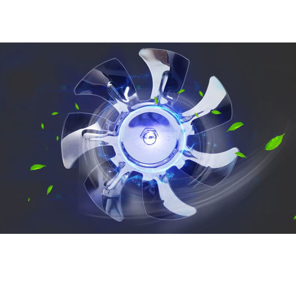 6' Exhaust Vent Fan Inline Duct Blower Grow Tent Ventilation Hydroponic