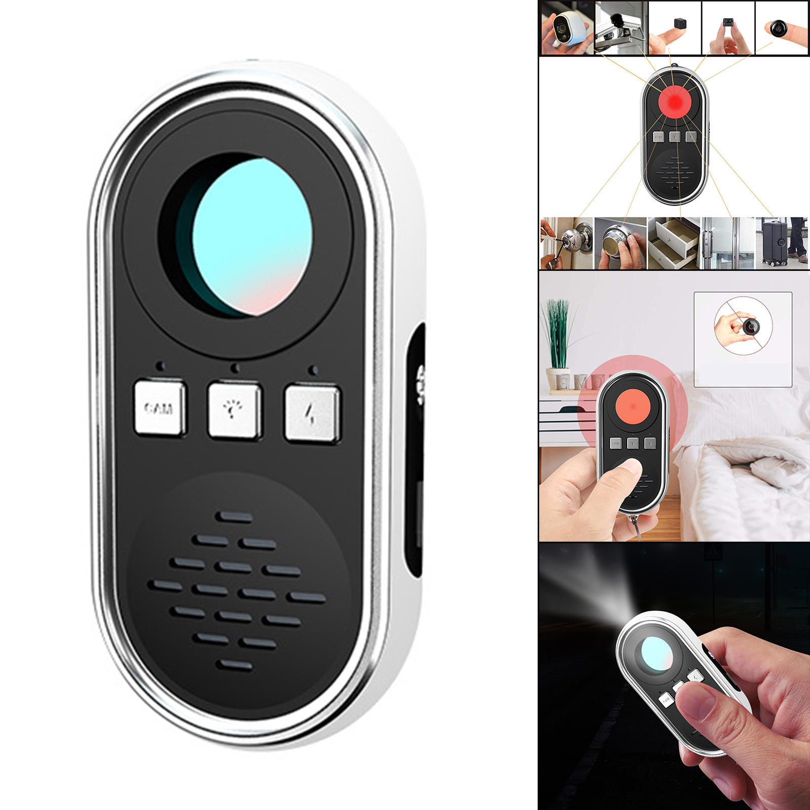 Camera Detector Dressing Room Bathroom Invisible Camera Finder Scanner