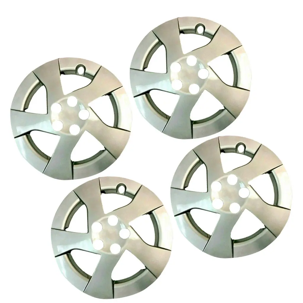 4 Pieces 15 Inch Hubcaps Hub Caps Rim Wheel Cover Replacement for Toyota Prius Wheelcover 4260247070 Car Accessories