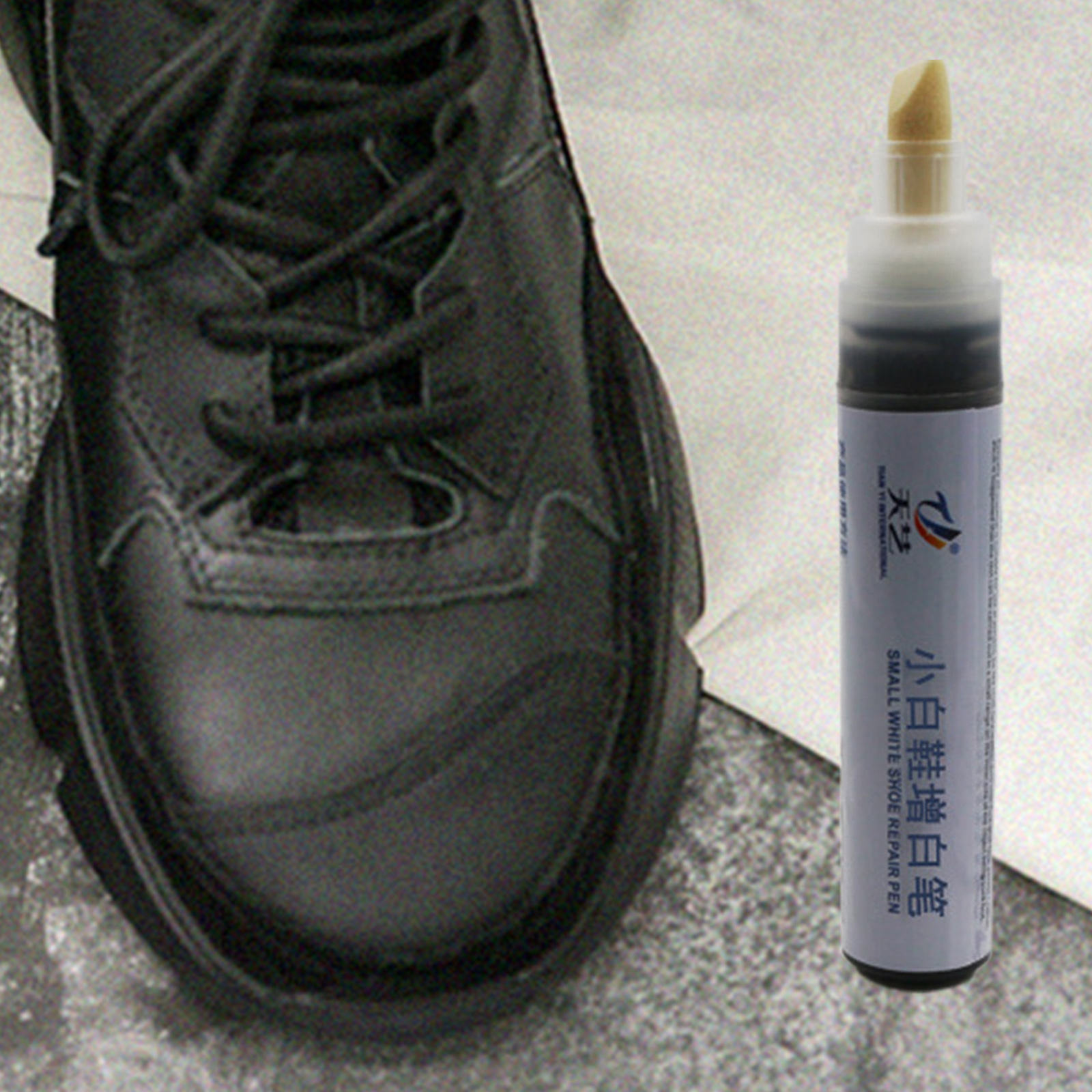 Midsole Marker Black Waterproof Leather Shoe Repair Pen for Shoe Cleaner