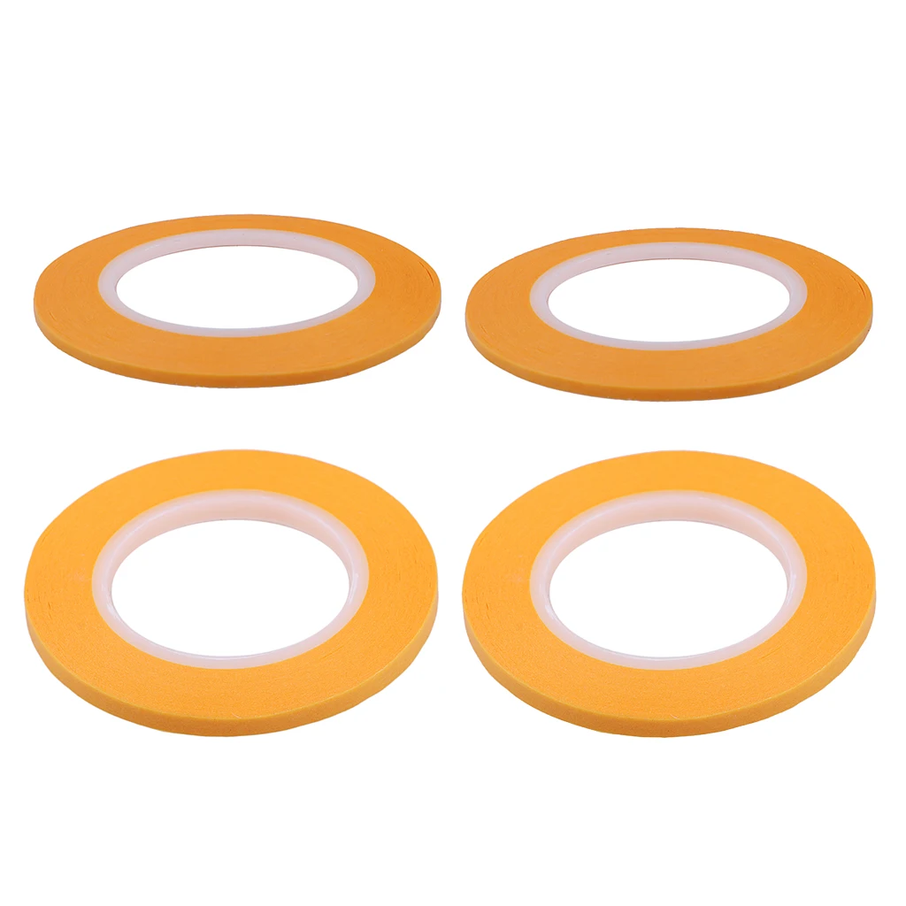 2 & 3&4 &6mm 4 Roll 18m Length Model Fast  Tape Water Solvent