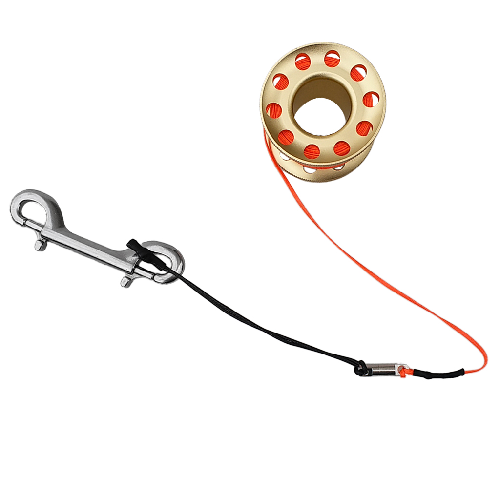Scuba Diving Reel Spool for Underwater Diver Snorkeling Ultralight Portable & Durable Scuba Diving Finger Spool