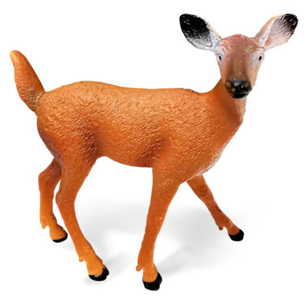 Simulation PVC Wild Life Deer Animal Model Toy Forest Figures Gift Playset