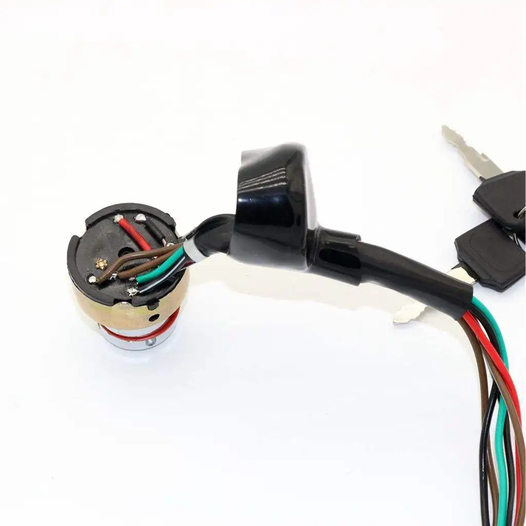6 Wires Ignition Key Switch Replacement for 150/200/250cc Pit Quad Dirt Bike ATV Buggy