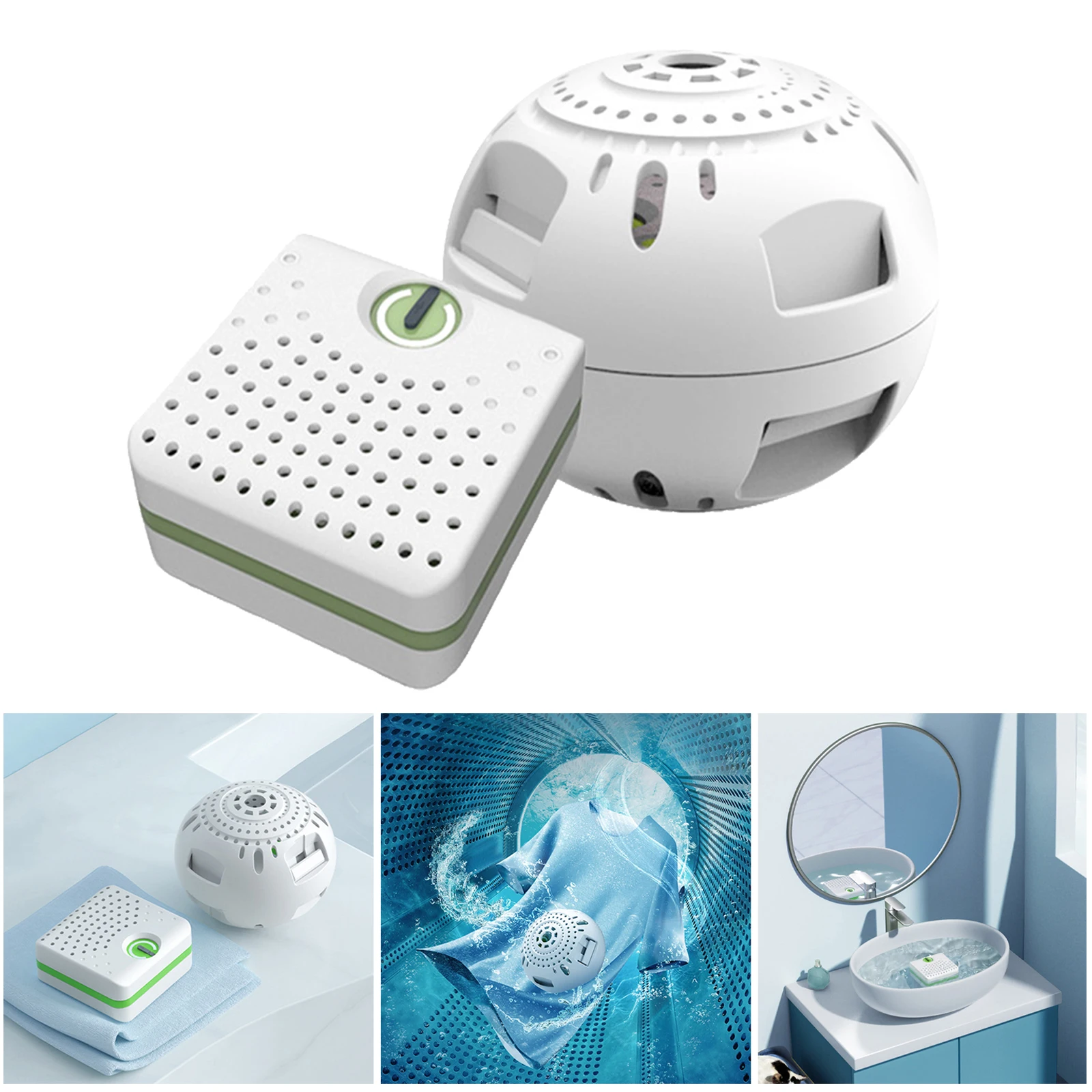 Travel Mini Clothes Washing Disinfectant Machine for Travelling, White Colour