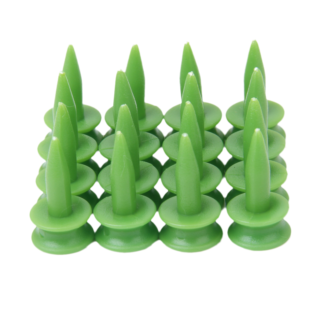 Title 3, 100pcs 23mm Professional Small Green Plastic Go...