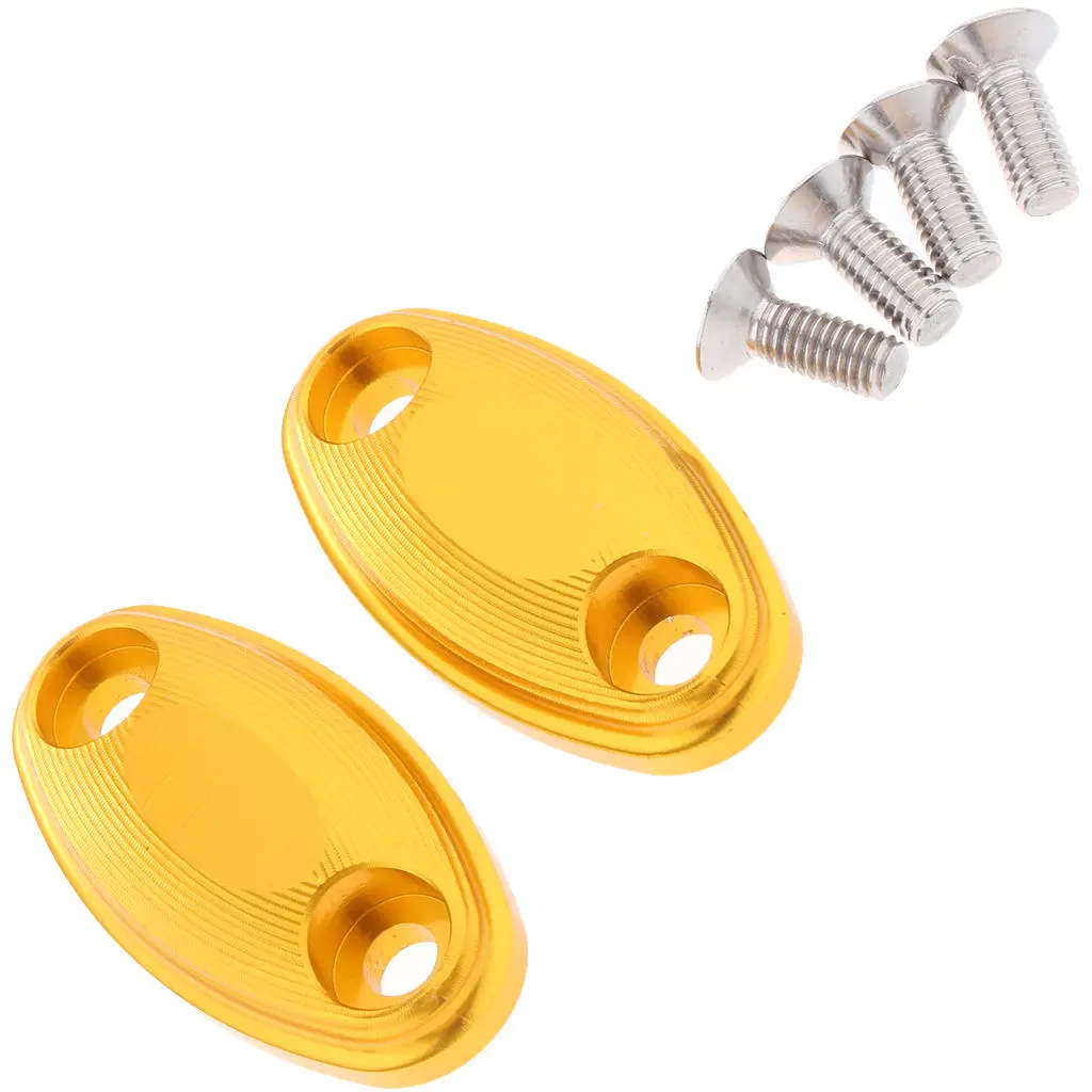 CNC Rear Mirror Mounts Hole Cap Cover+Mounting Screw for Honda CB650F 2014-Later 