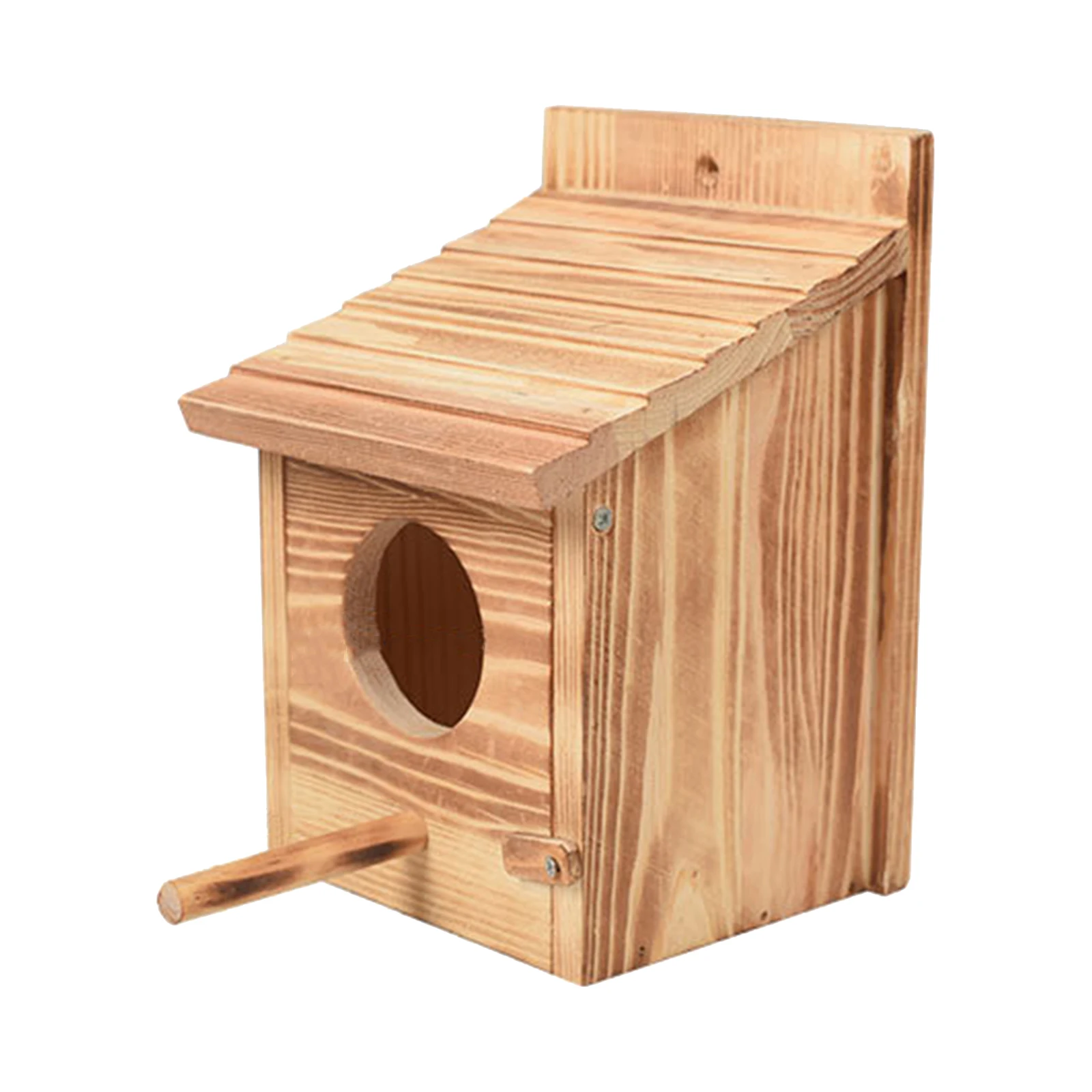 Pets Solid Wood Bird Nest Hole Outdoor Bird Nest Household Insulation Bird Cage Can Be Customized Parrot Breeding Box
