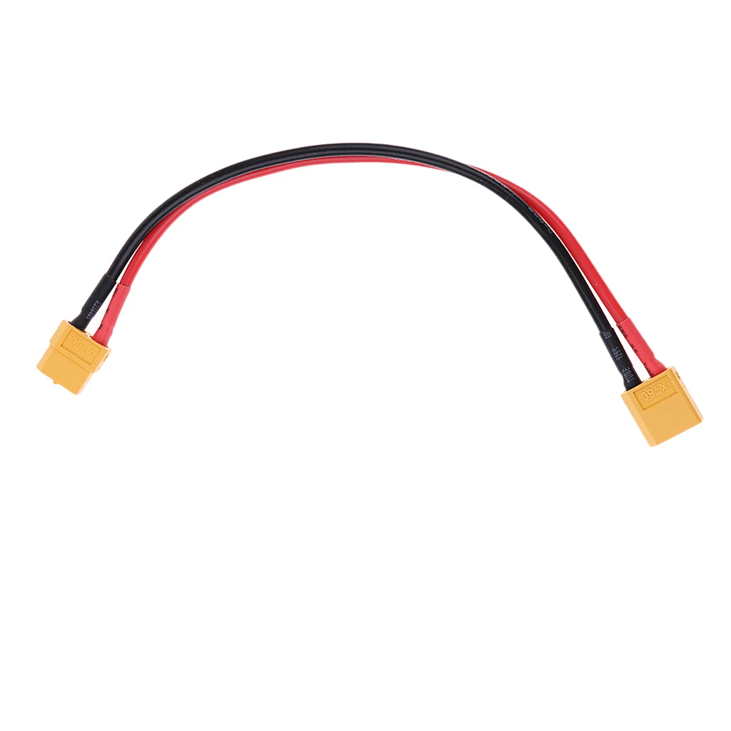 XT60 / XT 60 Male to Female with 8 Inch 14AWG Silicone Cable