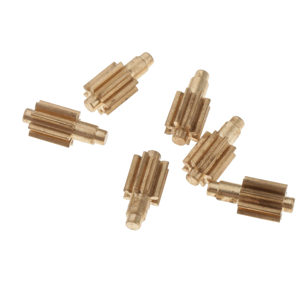6 Pack 1/10 Scale Gear For   Truck Supplies Set 1.3cm Dia DIY Toy Gifts