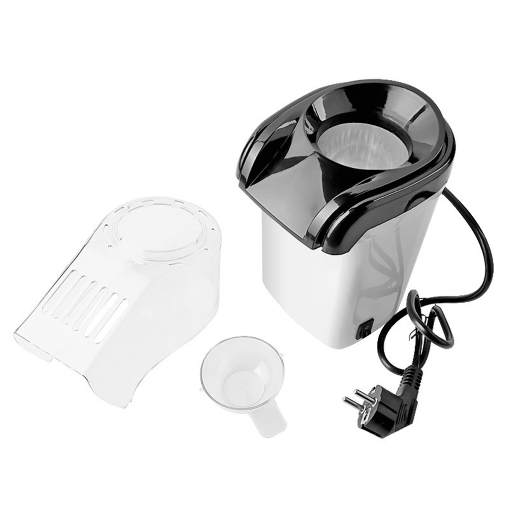 Small 1200W Hot Air Popcorn Popper Maker Machine with Measuring Cup, 3 Min Fast Popping -EU