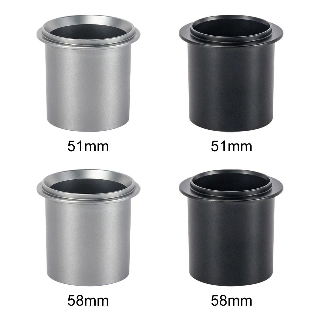 Aluminum Alloy Coffee Dosing Cup Powder Feeder Coffee Distributor for Coffee Tamper for Portafilter Coffee Tamper Kitchen Tools