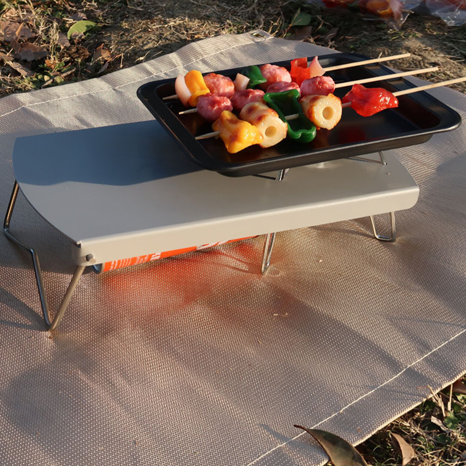 Outdoor Folding Stove Table Ultralight Burner Cooker Stand Holder BBQ Desk