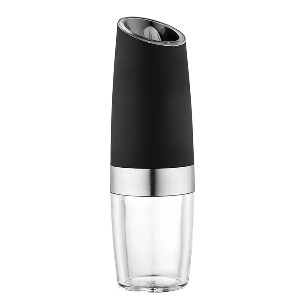 Automatic Salt Pepper Grinder Electric Ceramic Burr Mill For Herb Pepper Spice Adjustable Coarseness Kitchen Grinding Gadgets