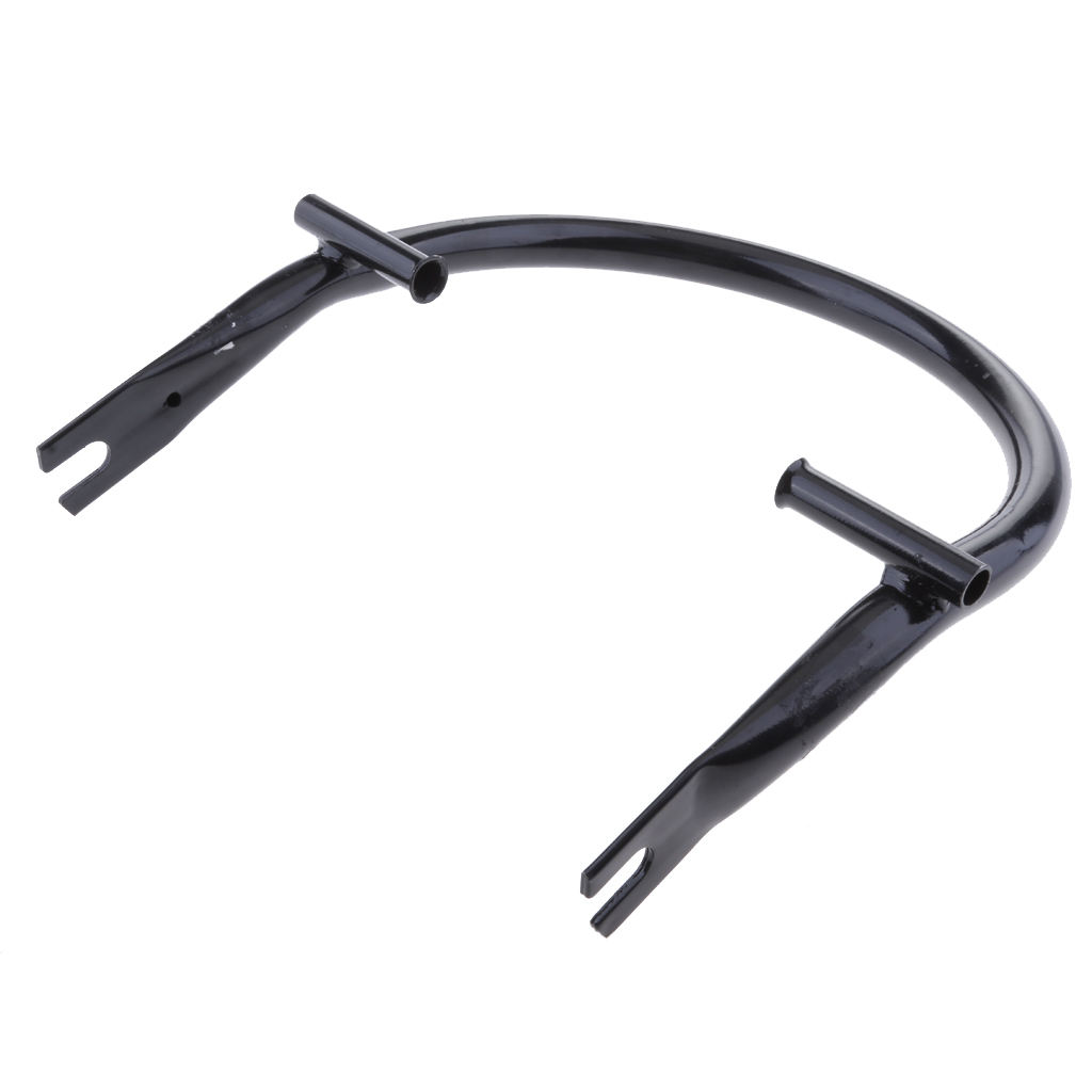 Motorcycle Motorbike Rear Back Handle Bar Grab Rail For Honda CG125 (Black)