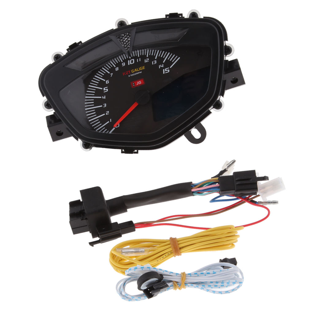 LCD Digital Speedometer Odometer Tachometer With Dual Range Screen Odometer