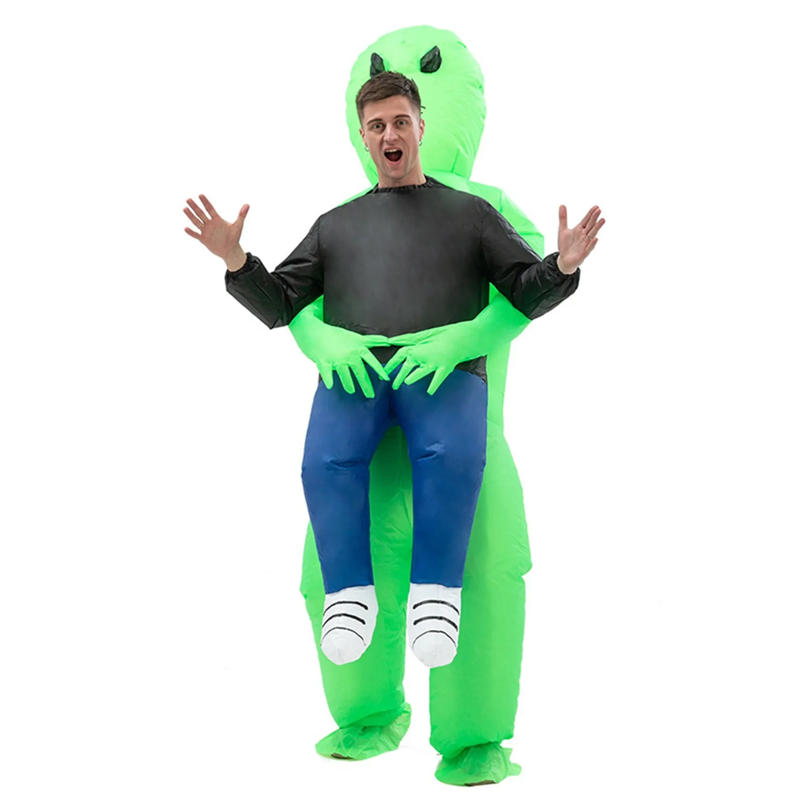 toewijzing te veel Beginner Opblaasbare Alien Kostuum Volwassen Opblaasbare Kostuum Groene Alien  Carrying Menselijk Fancy Dress Blow Up Pak Funny Party Carnaval|Opblaasbare  Bouncers| - AliExpress