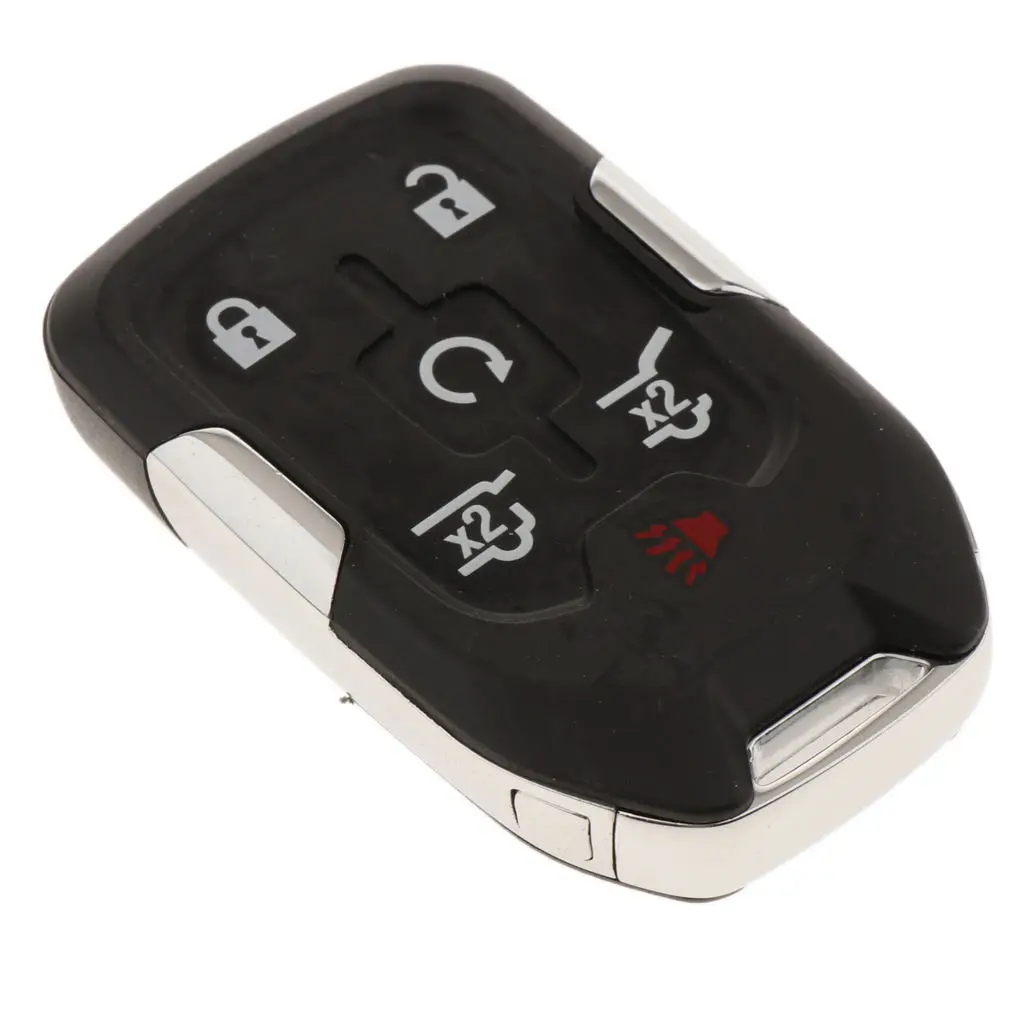  Entry Remote Control Car Key Fob Case Shell 6 Button Pad Outer Cover for GMC