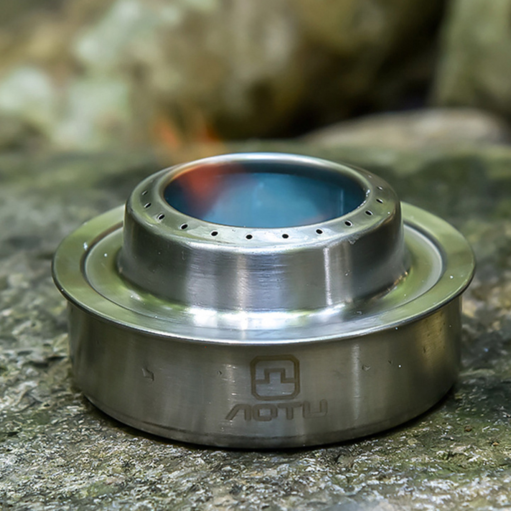 Outdoor Alcohol Burner Camping Cooking Alcohol Burner Spirit   for Campfire, Hiking, Travel, Beach