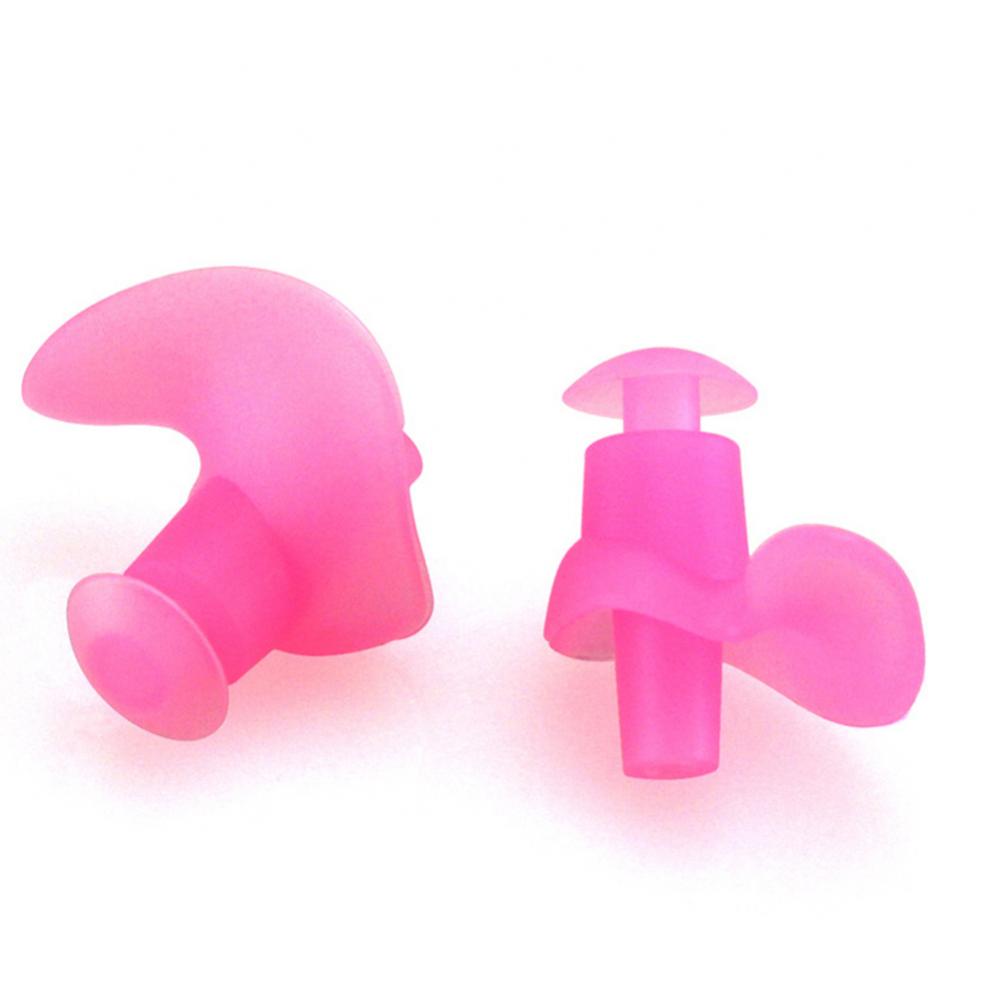 16 Bouchons D'oreille En Silicone Pour Natation - Souples, Flexibles, Anti-eau Pour Enfants Et Adultes (couleurs Assorties)