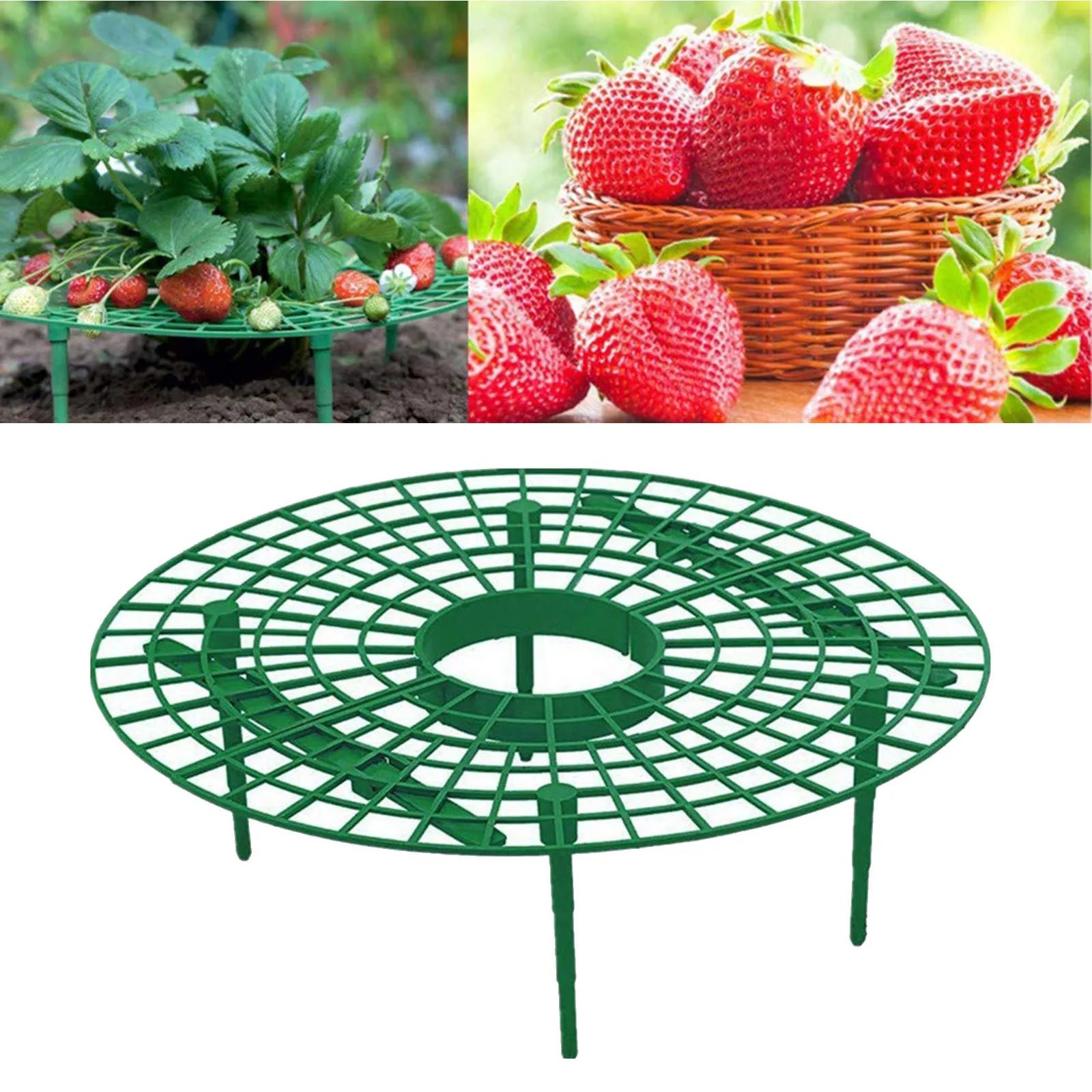 Strawberry Stand Frame Fruit Vegetable Support Growing Rack Vine Pillar Lightweight Gardening Stand