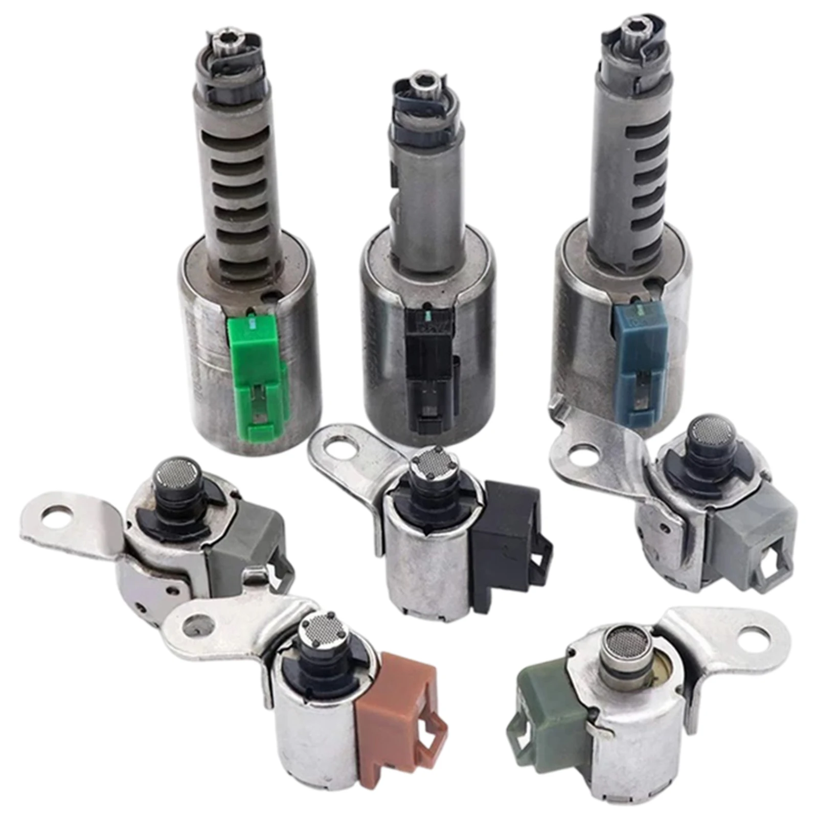 8x AW55-50SN 55-51SN RE5F22A AF33-5 AW235 Transmission Solenoids Car Interchange Accessories Parts for Chevolet Series