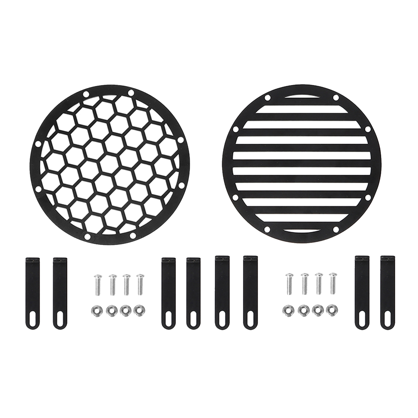 Iron Round Headlight Grill Cover Head Lamp Protector Grille Compatible with Honda CMX500 300 17-20 Motorbike Accessories