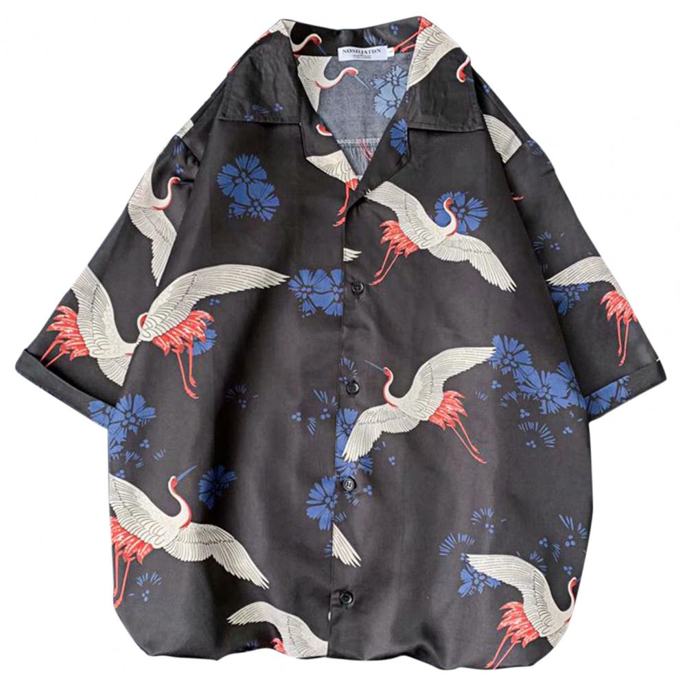 Title 16, Chemise hawaïenne à manches courtes pour hommes...