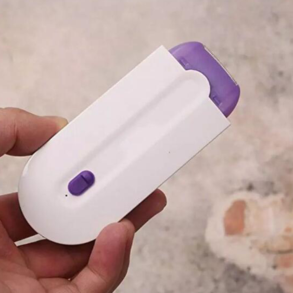 Hair Remover Beauty Cordless Face Arms Body Shaving Epilator Painless Kit 2 in 1 Epilator with 4 Extra Attachments Blue Light