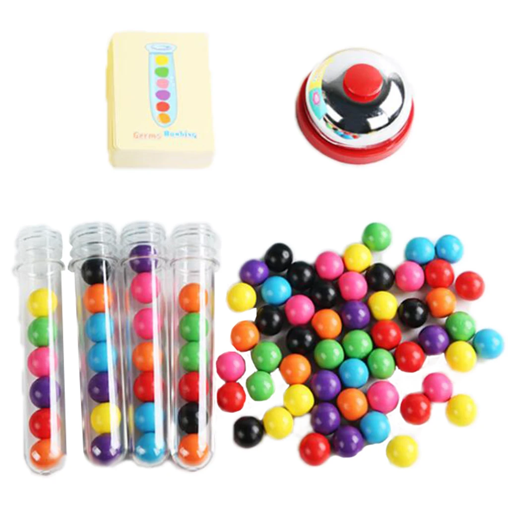 Clip Beads Game Test Tube Set Color Matching Game Early Education Childhood Toy Montessori Brain Game