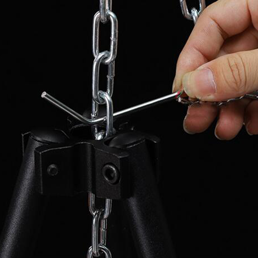 Camping Tripod Portable for Campfire BBQ Hanging Pot Backpacking Hiking w/Storage Bag