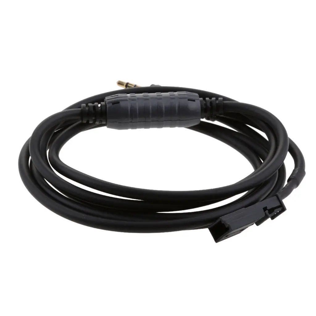 3.5MM AUX Auxiliary Wire Male Audio Music Cable For  E39 E46 E53 X5 M5
