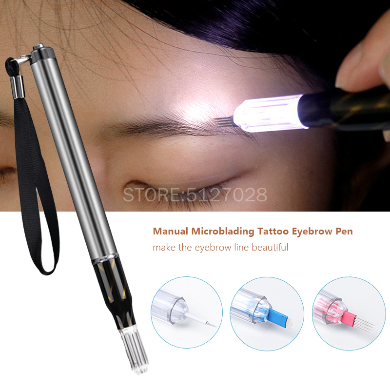 Best of Microblading Tattoo Accessories Professional Permanent Makeup Manual Pen With LED Light For Micro Eyebrow Lip Hand Tools Supply Reviews & Tips