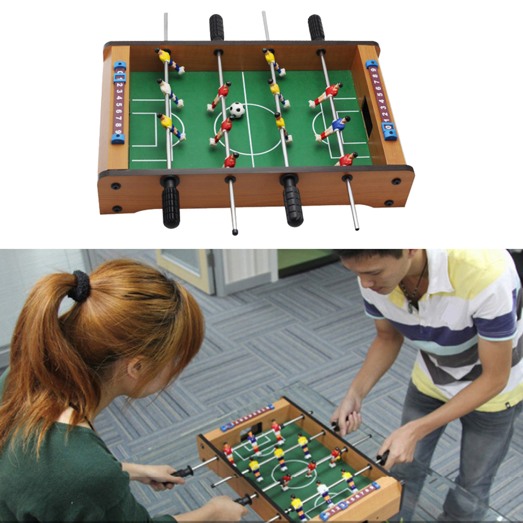 Portable Table Foosball Soccer Games Desk Top Football for Junior Kids Toy