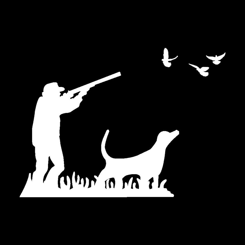 Auto Aufkleber Personalisierte Kreative Aufkleber Jagd Auto Dekoration Wasserdichte Sonnencreme Abdeckung Kratzer PVC 17*12cm – Detail 2