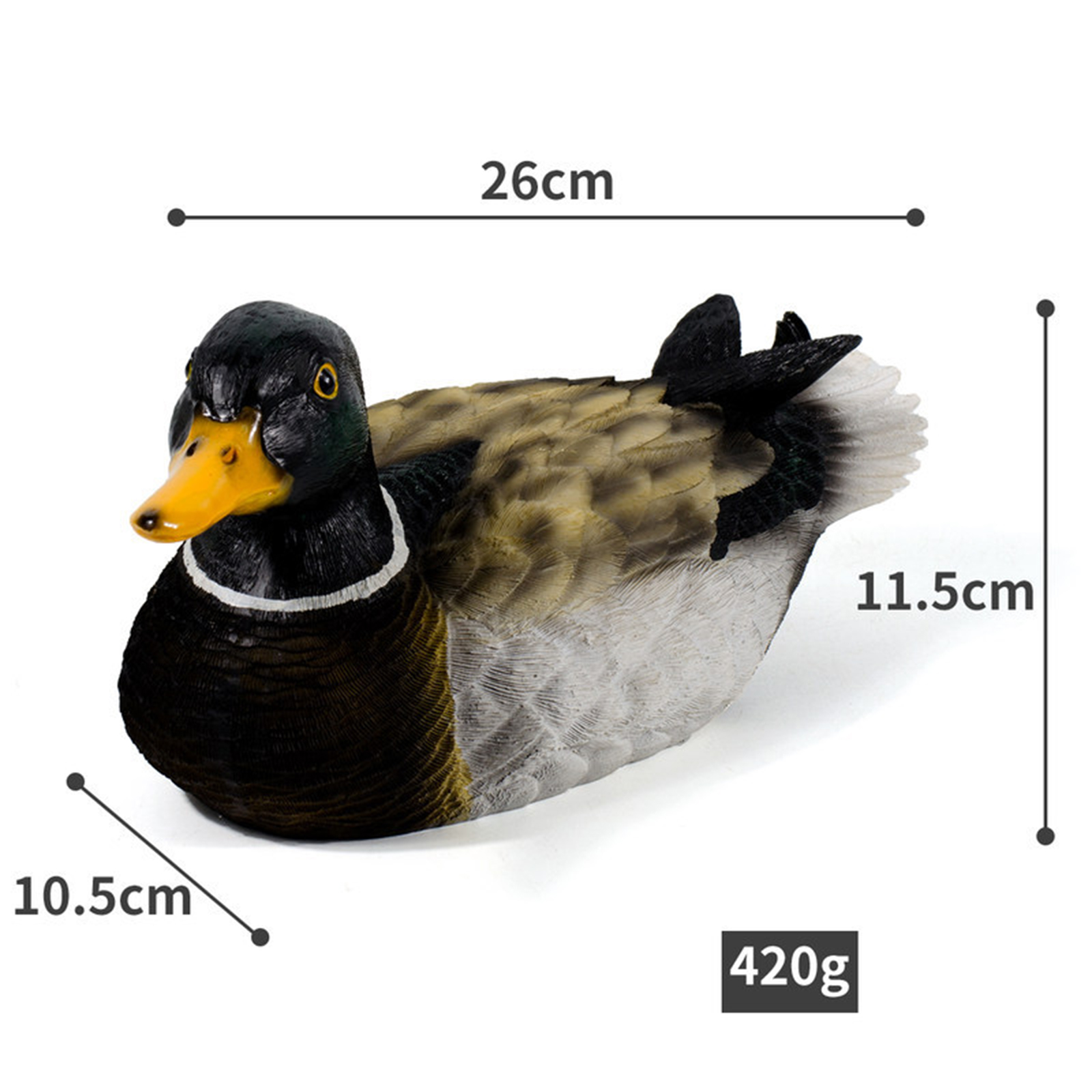 Garden Duck/Mallard Decorations | Outdoor Yard Decor for Patio, Balcony