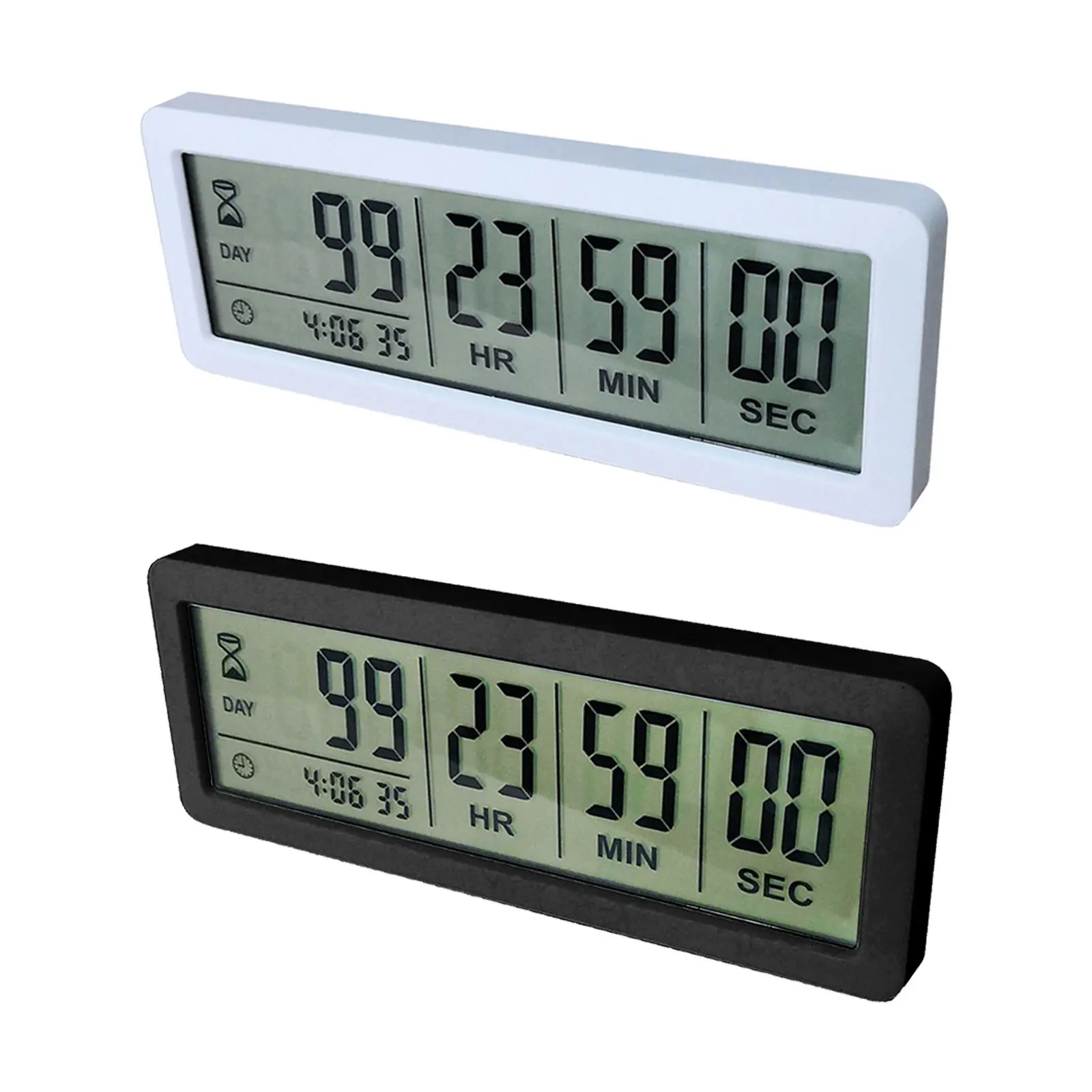 Digital 999 Days  Timer Timer Clock LCD Large Screen Count Down Days Timer for Examination Project Deadline Kitchen