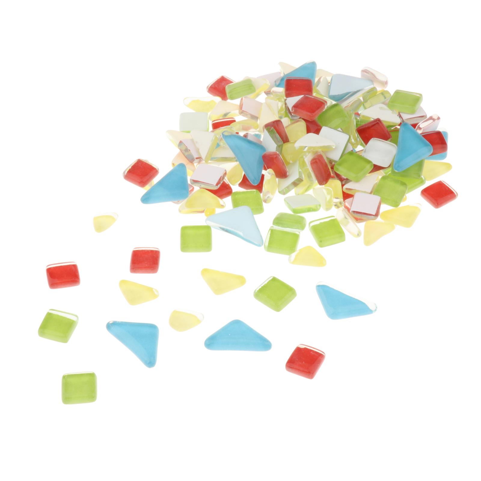 Premium Mosaic Tiles Mixed Color Arts Decorative Glass Pieces DIY Stones