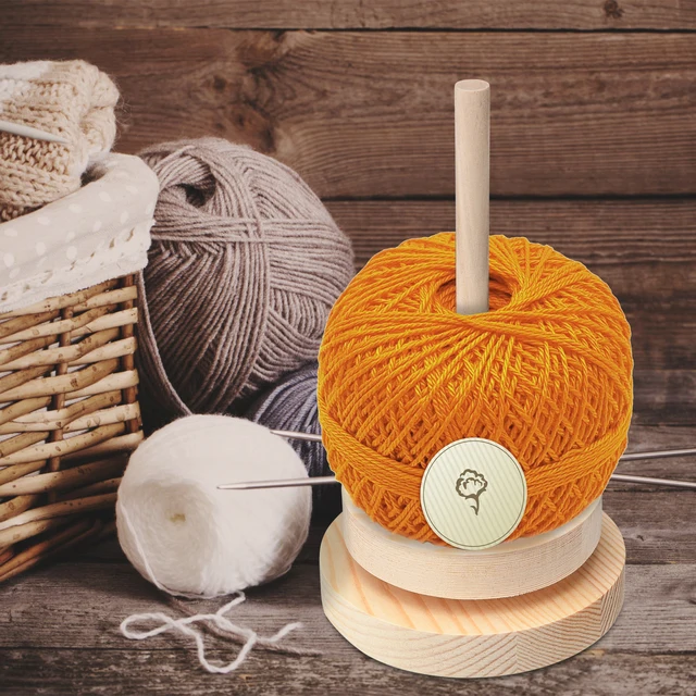 Wooden Yarn Holder Spinning Knitting Tools Beginner Crochet Accessories  Stand Sewing Thread Spool Wool Ball Winder Stand Tool - AliExpress