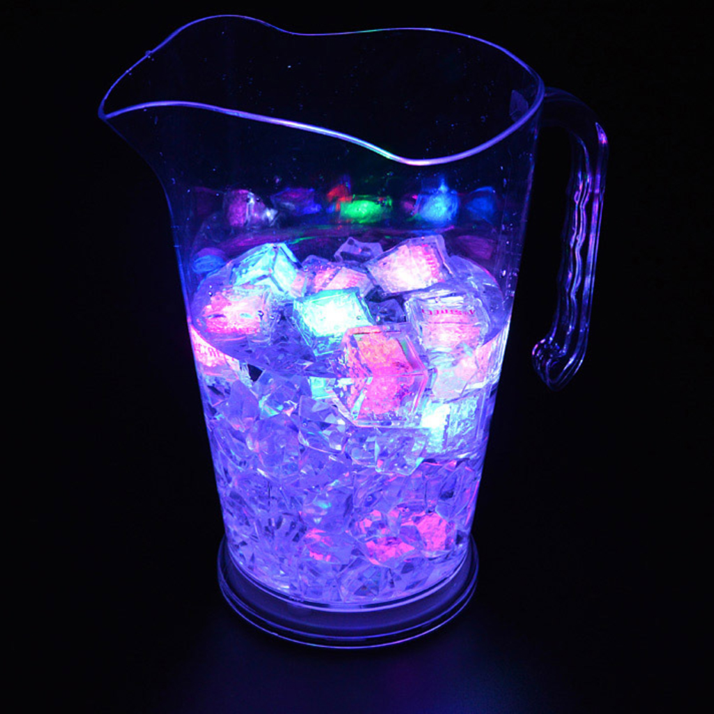 LED Color Changing Plastic Water Coffee Pot Tea Jug Kettle Teapot Jug Beer Pitcher 1.8L