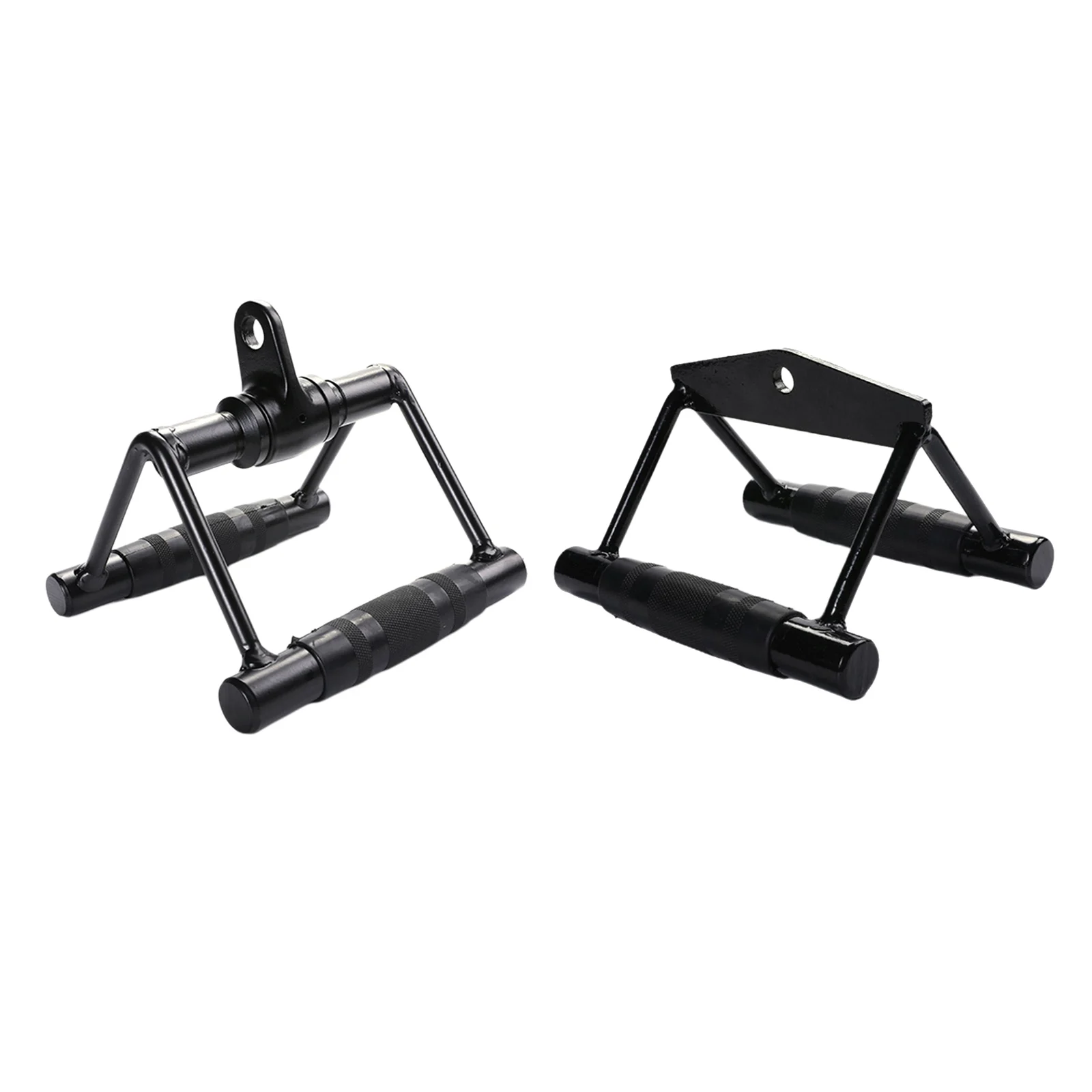 Double Row V Handle Cable Attachment Multi Rotation Gym Pull Down Rope Accessories Bodybuilding Biceps Triceps Grip Bar