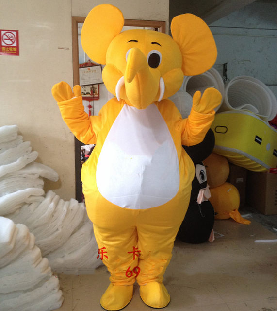 Ellie Elephant Mascot Costume Animal