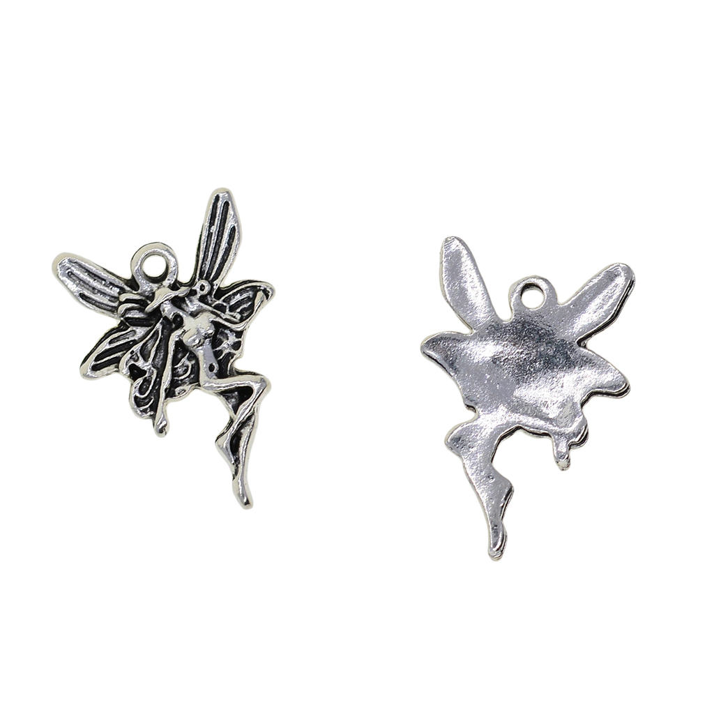 50pcs Silver Plated Charm Pendants,Sliver Jewelery Connector Craft