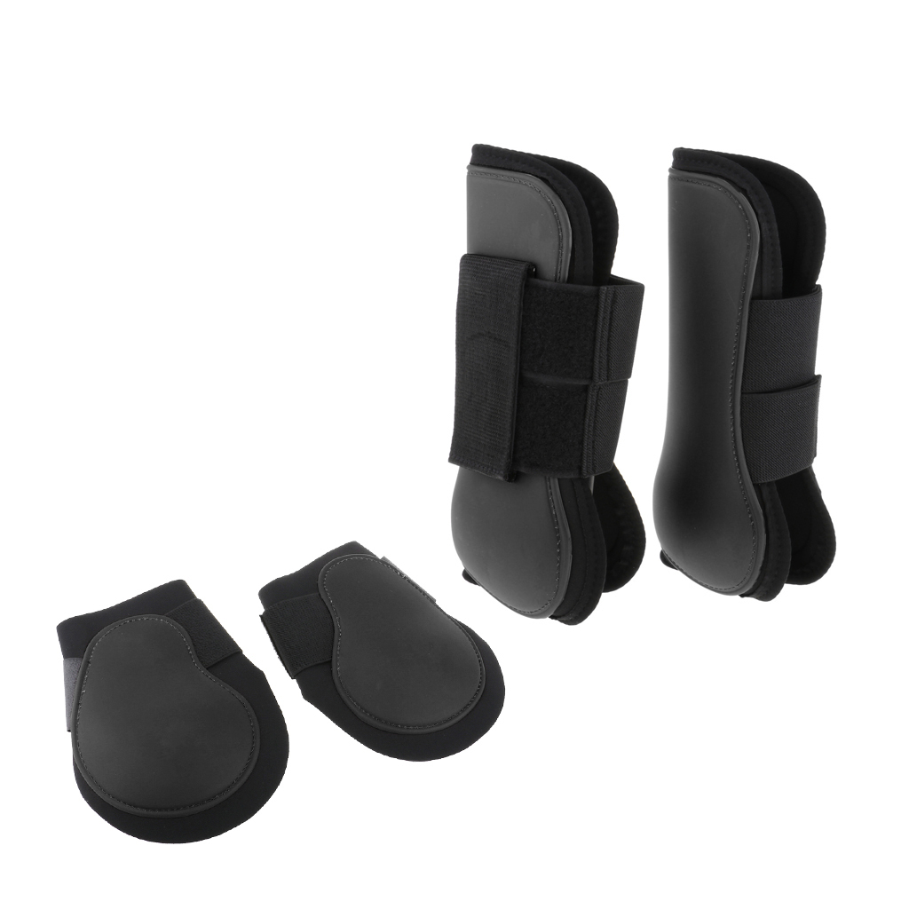 2 Pairs Tendon Boot & Fetlock Boots Anti- for Training Riding Eventing