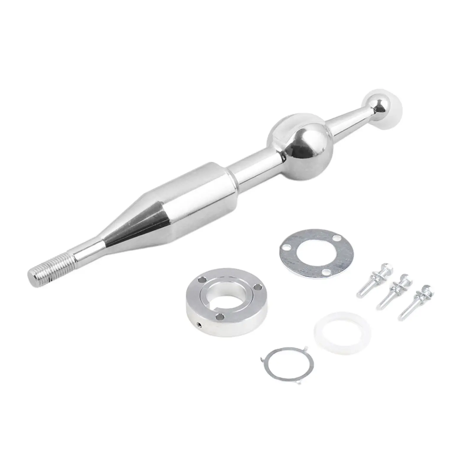 Shifter Gear Lever Silver Direct Replacement Car Accessories Modified Manual Transmission Kit Fit for Mazda RX-7 1986-1991