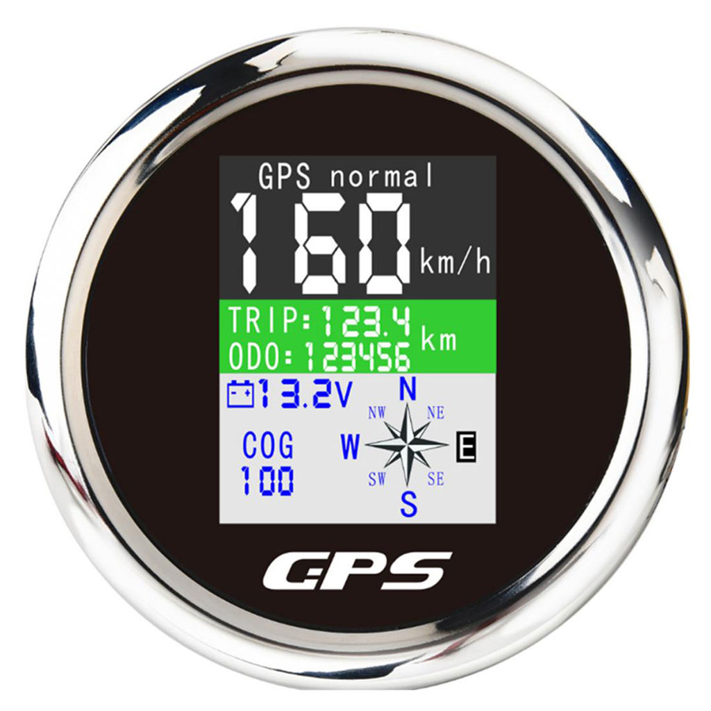 Waterproof Digital GPS Speedometer Odometer for Auto, Marine, Truck with Backlight