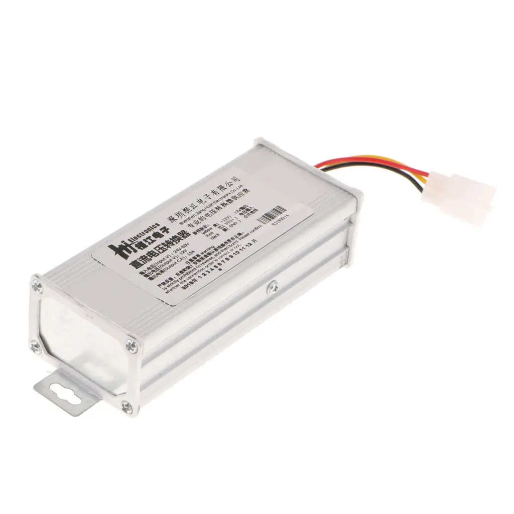 DC/DC Converter Regulator Reducer 24V-60V  to DC 12V 15A 180W Waterproof Power Supply Transformer Volt Module